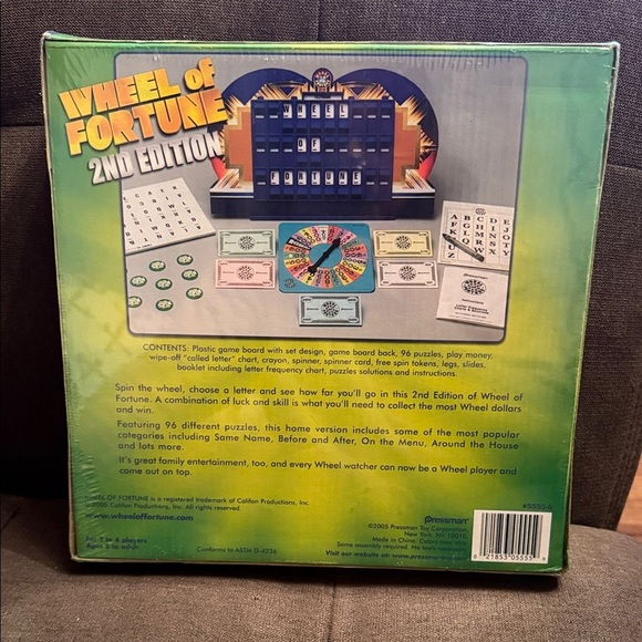 Wheel of Fortune Game - 2nd Edition - Picture 2 of 3